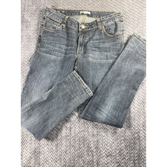 Cabi Womens Size 6 964 Bree Jeans Denim Blue Washed Stretch Designed By Women - Picture 1 of 8